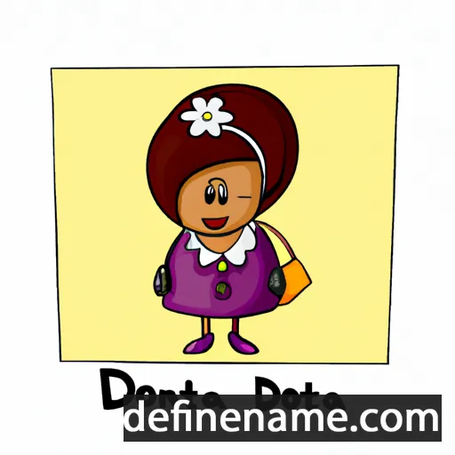 cartoon of the name Donetta