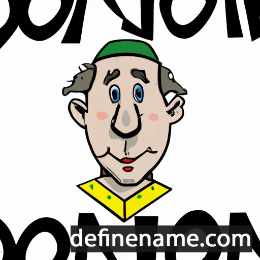 cartoon of the name Donn