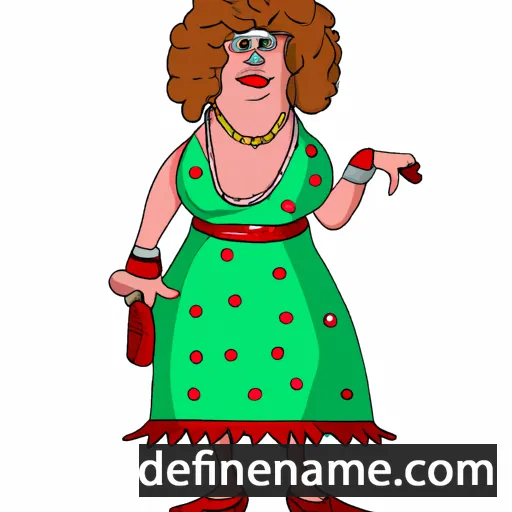 cartoon of the name Donnatella