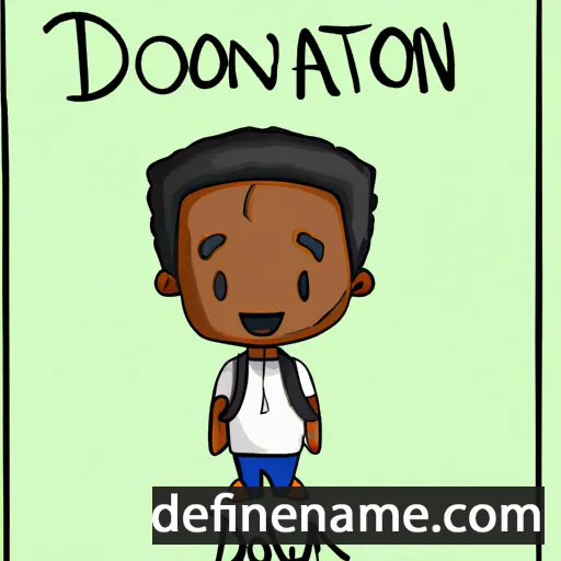 cartoon of the name Donnovan