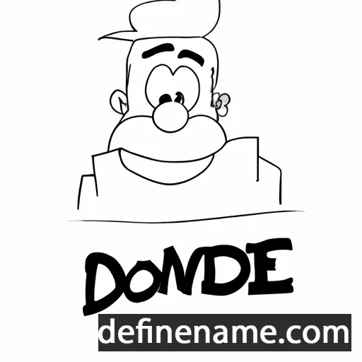 cartoon of the name Donôld