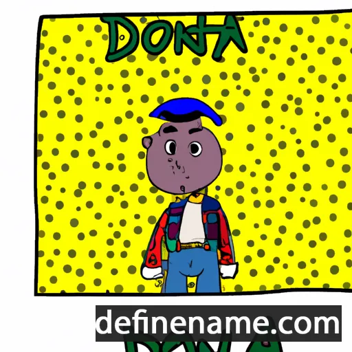 cartoon of the name Dont'a