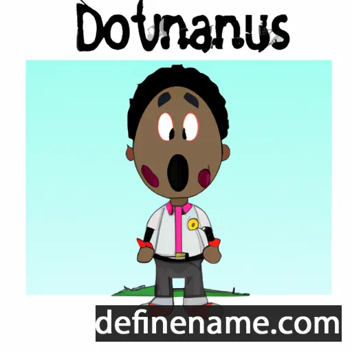 cartoon of the name Dontavius