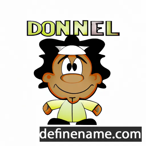 cartoon of the name Donyell