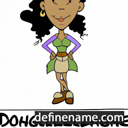 cartoon of the name Donzaleigh