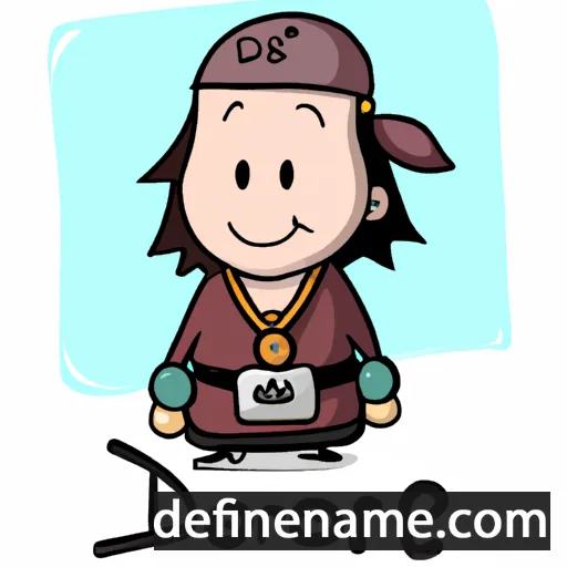 cartoon of the name Dore