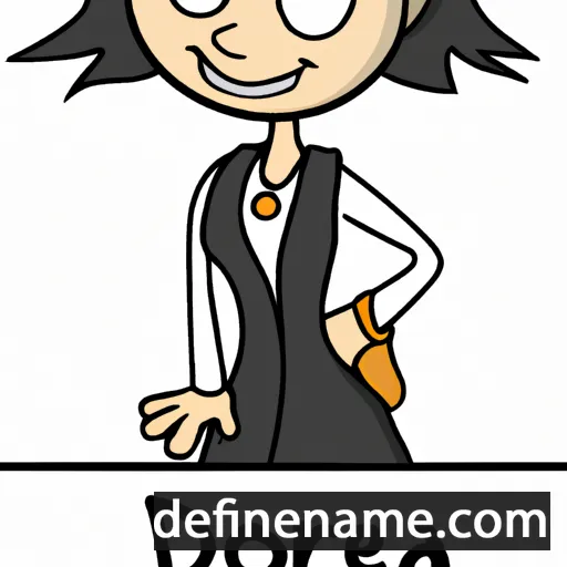 cartoon of the name Dorea