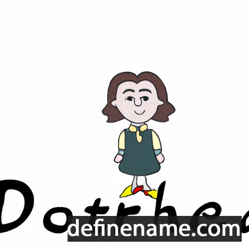 cartoon of the name Dorethea