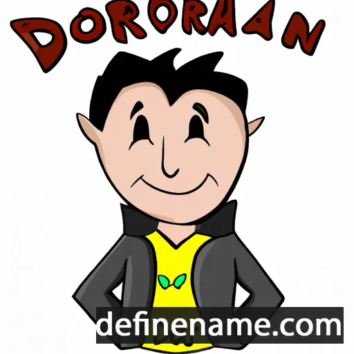 cartoon of the name Doriann