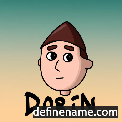 cartoon of the name Dorin