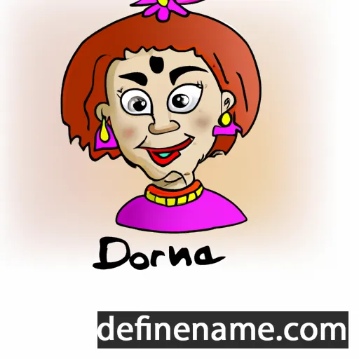 cartoon of the name Dorina