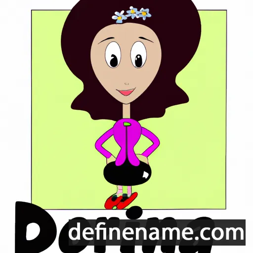 cartoon of the name Dorinnia