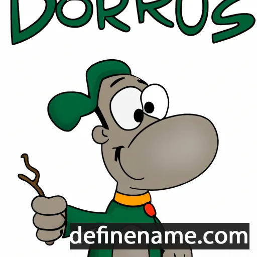 cartoon of the name Dorus