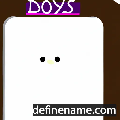 cartoon of the name Doryss