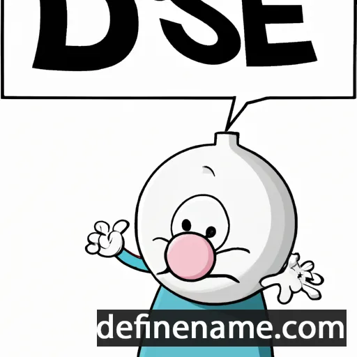 cartoon of the name Dose