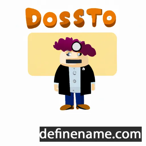 cartoon of the name Dositeo