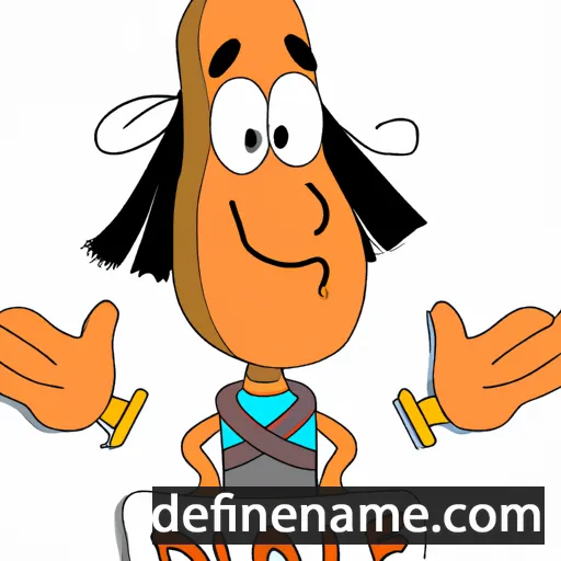 cartoon of the name Douae