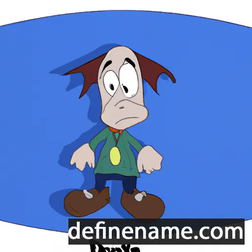 cartoon of the name Dougie