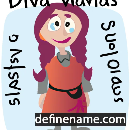 cartoon of the name Dovainas