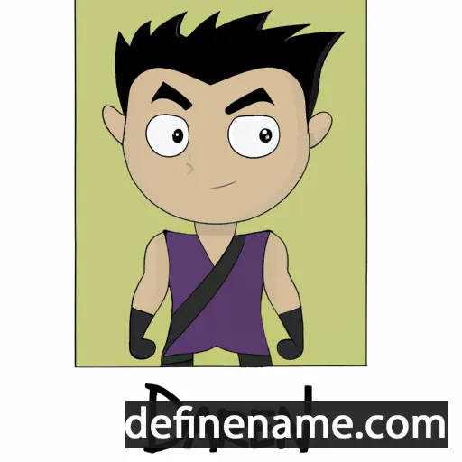 cartoon of the name Draiden