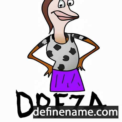 cartoon of the name Dražena