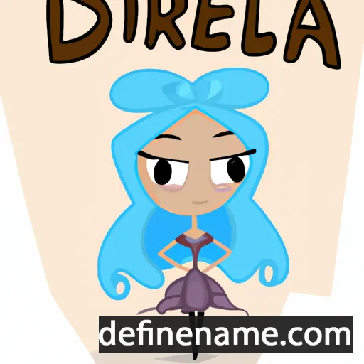 cartoon of the name Drella