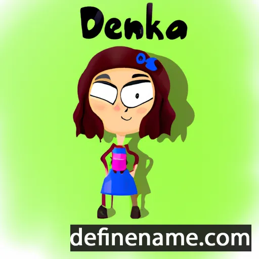 cartoon of the name Drenka