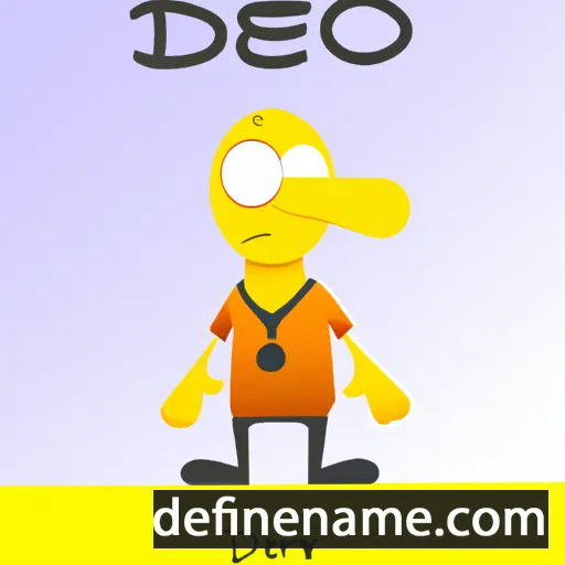 cartoon of the name Dreo