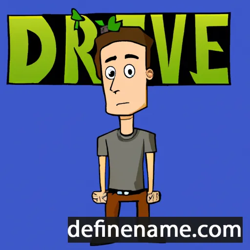 cartoon of the name Drev