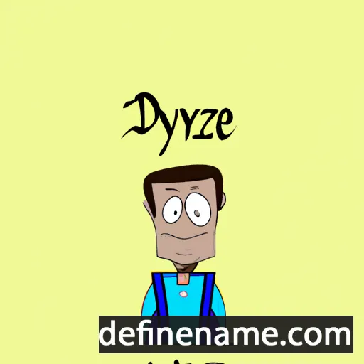 cartoon of the name Dreyze