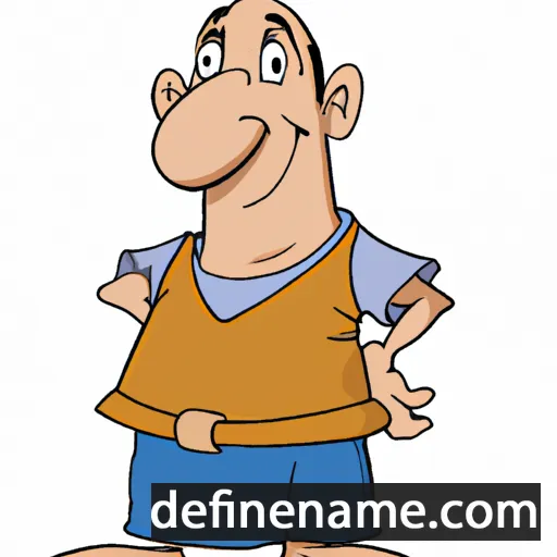 cartoon of the name Drilon