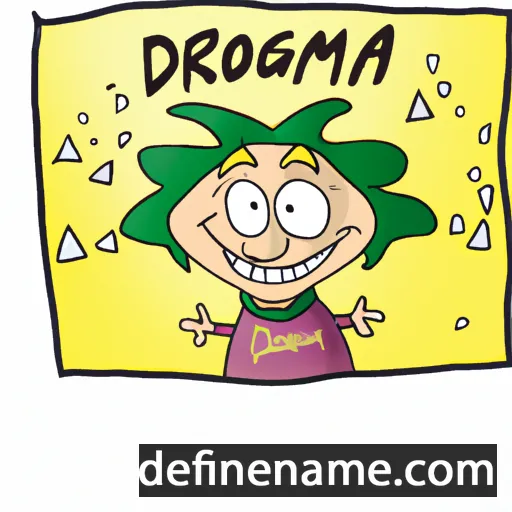 Drogomira cartoon