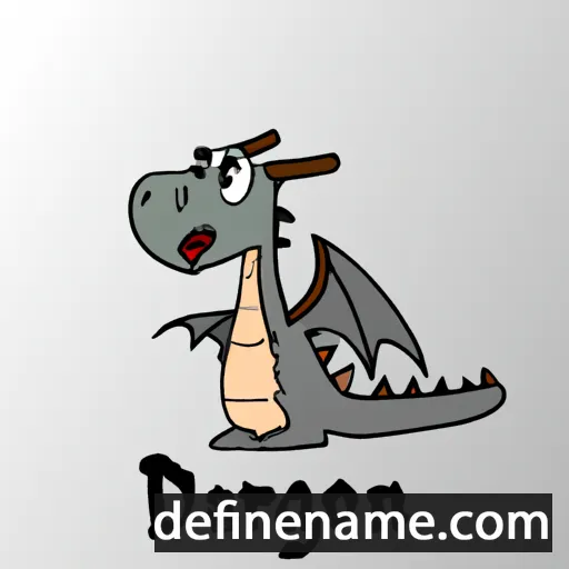 cartoon of the name Drogon