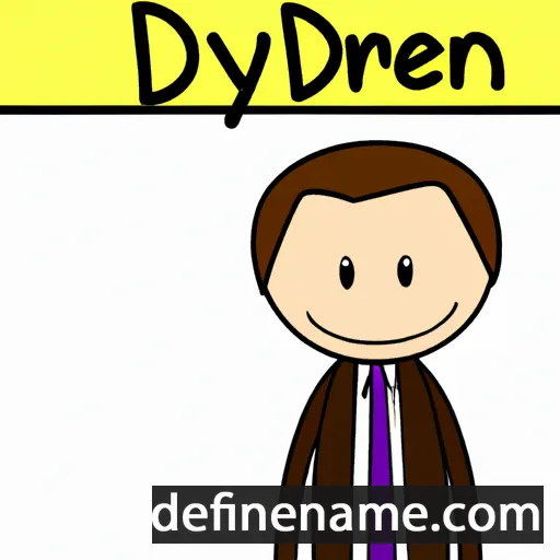 cartoon of the name Dryden