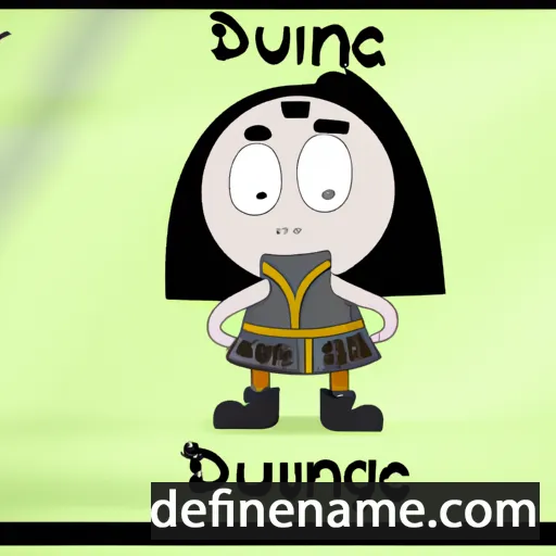 cartoon of the name Dúnhere