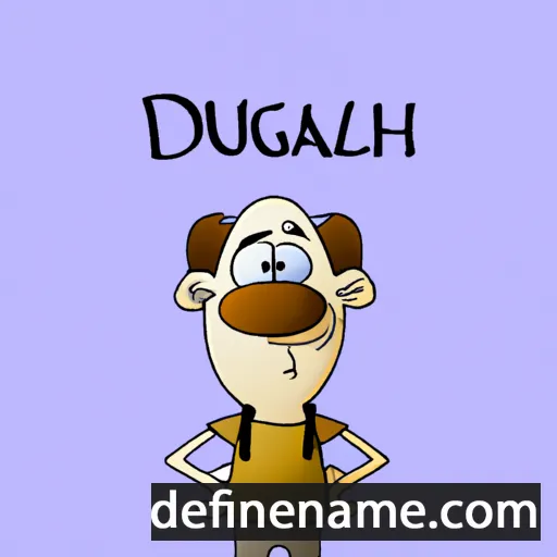 cartoon of the name Dùghall