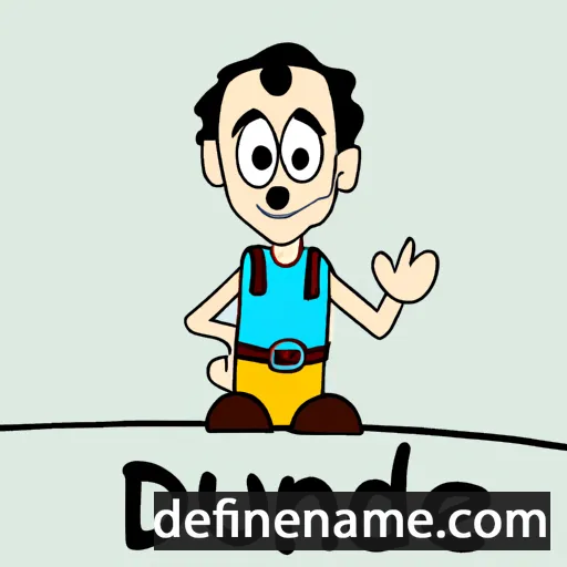 cartoon of the name Dürdane