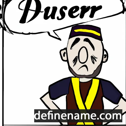 cartoon of the name Dürrüşehvar