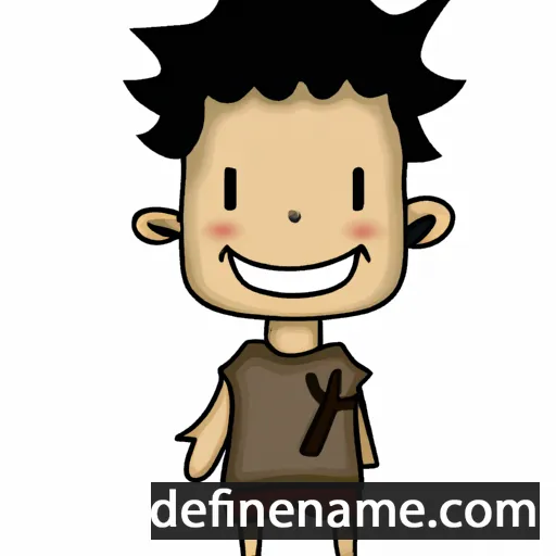 cartoon of the name Duangchai