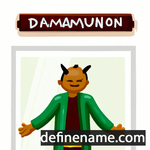 cartoon of the name Duangkamon