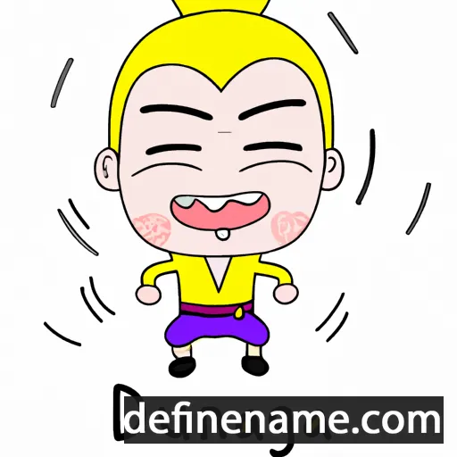 cartoon of the name Duangnapa