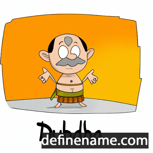 cartoon of the name Dubhdara