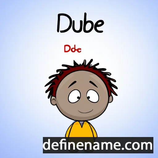 cartoon of the name Dubiwe