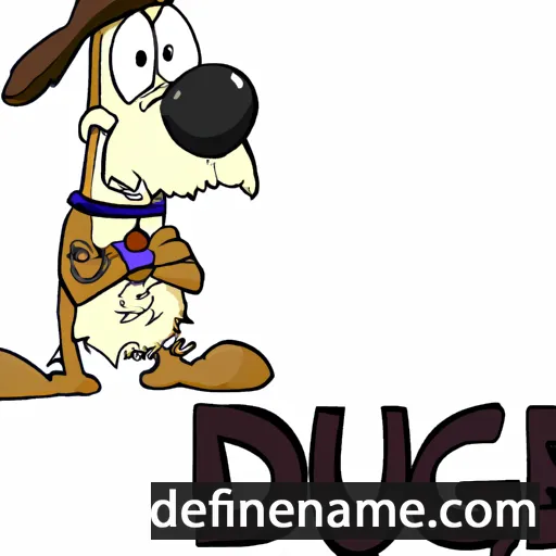 cartoon of the name Duggie