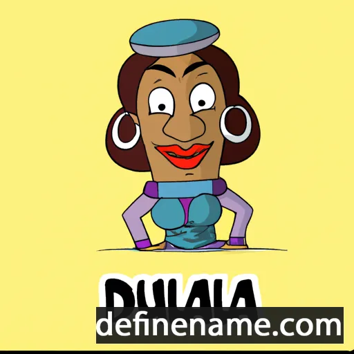 cartoon of the name Dula