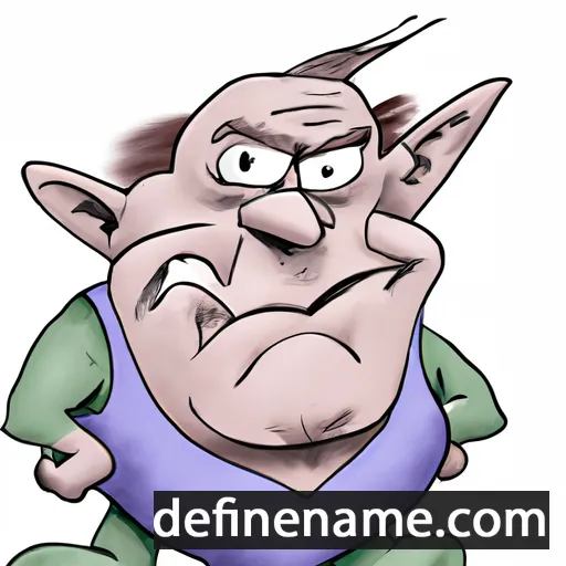 cartoon of the name Dulari