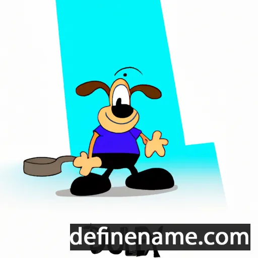 cartoon of the name Duley