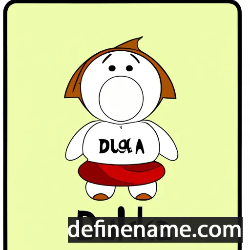 cartoon of the name Dulka