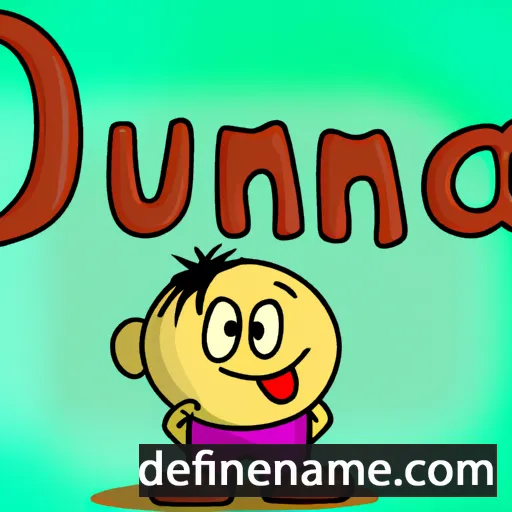 cartoon of the name Duminicu