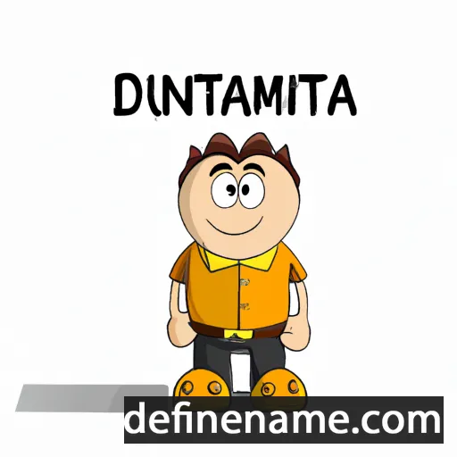 cartoon of the name Dumitrana